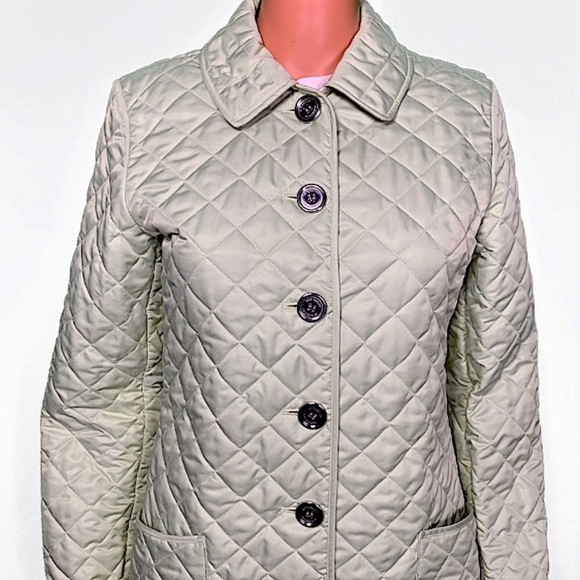 Burberry silver quilt jacket Never wore - Picture 6 of 15
